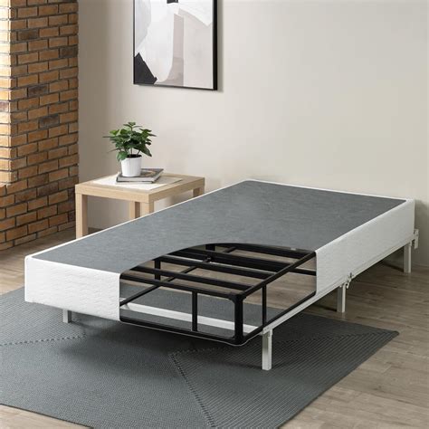 zinus metal smart box spring mattress foundation stores|zinus bunkie board queen.